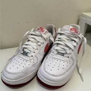 Nike White and pink Air Force’s